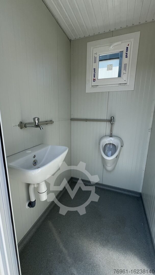 Sanitärcontainer mit 2 WCs und 2 Waschbecken:
