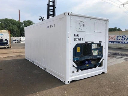 20-Fuß-Kühlcontainer, neu lackiert (inkl. MwSt.)