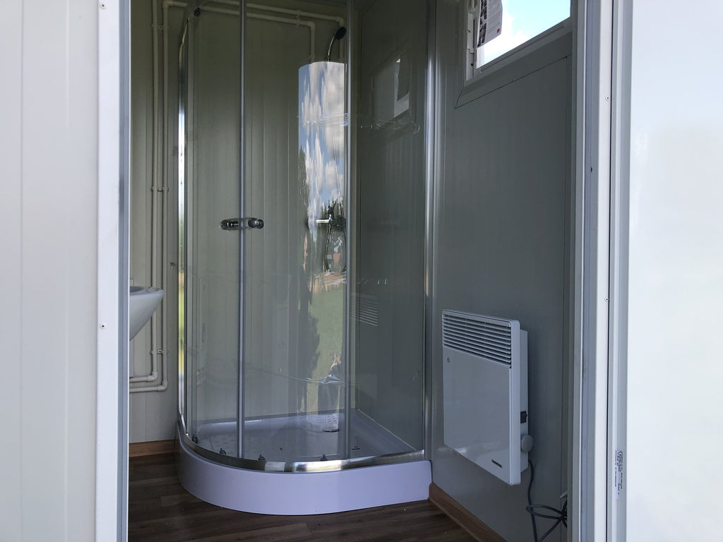 Sanitärcontainer - WC + Dusche + Spülkasten