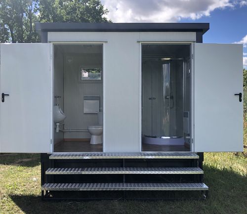 Sanitärcontainer - WC + Dusche + Spülkasten