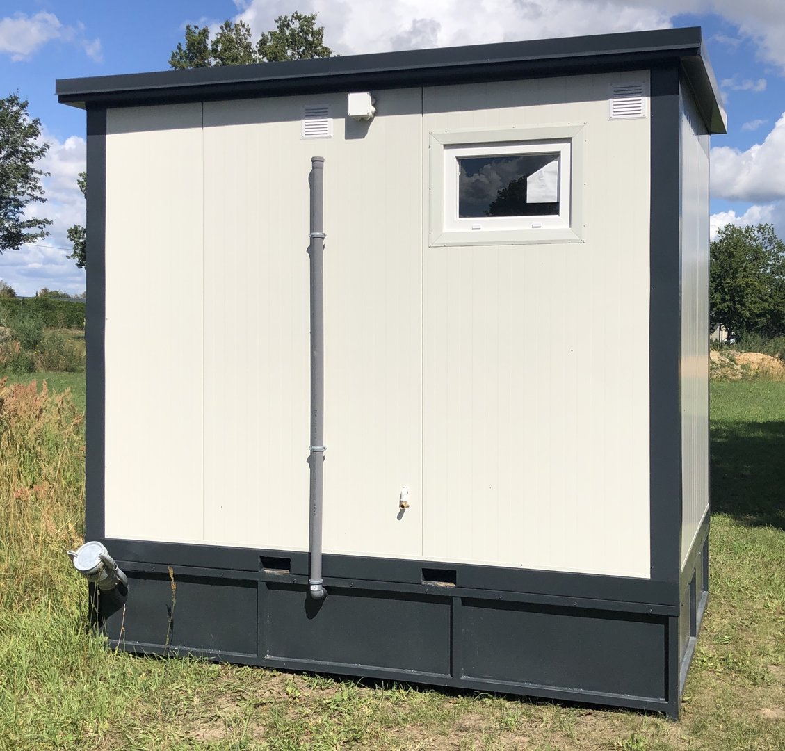 Sanitärcontainer - WC + Dusche + Spülkasten