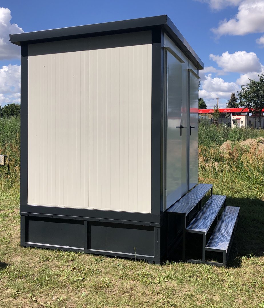 Sanitärcontainer - WC + Dusche + Spülkasten