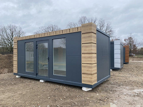 Laden-/Verkaufsraum-/Bürocontainer Gartentyp "Linz"