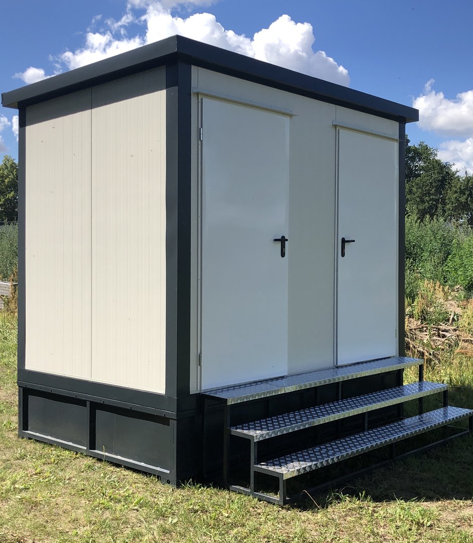 Sanitärcontainer - WC + Dusche + Spülkasten