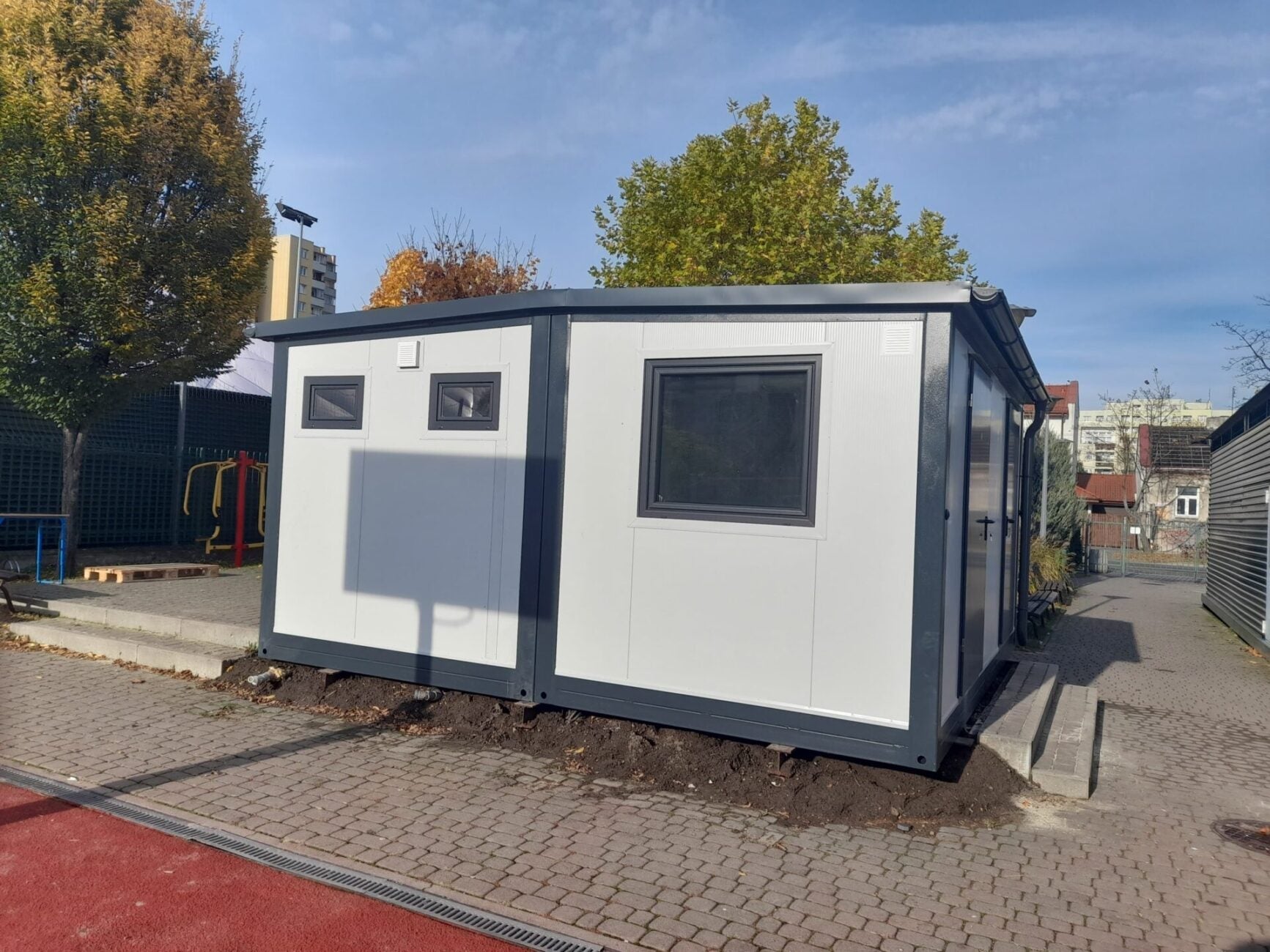 Modulärer Sanitärcontainer 5mx5m