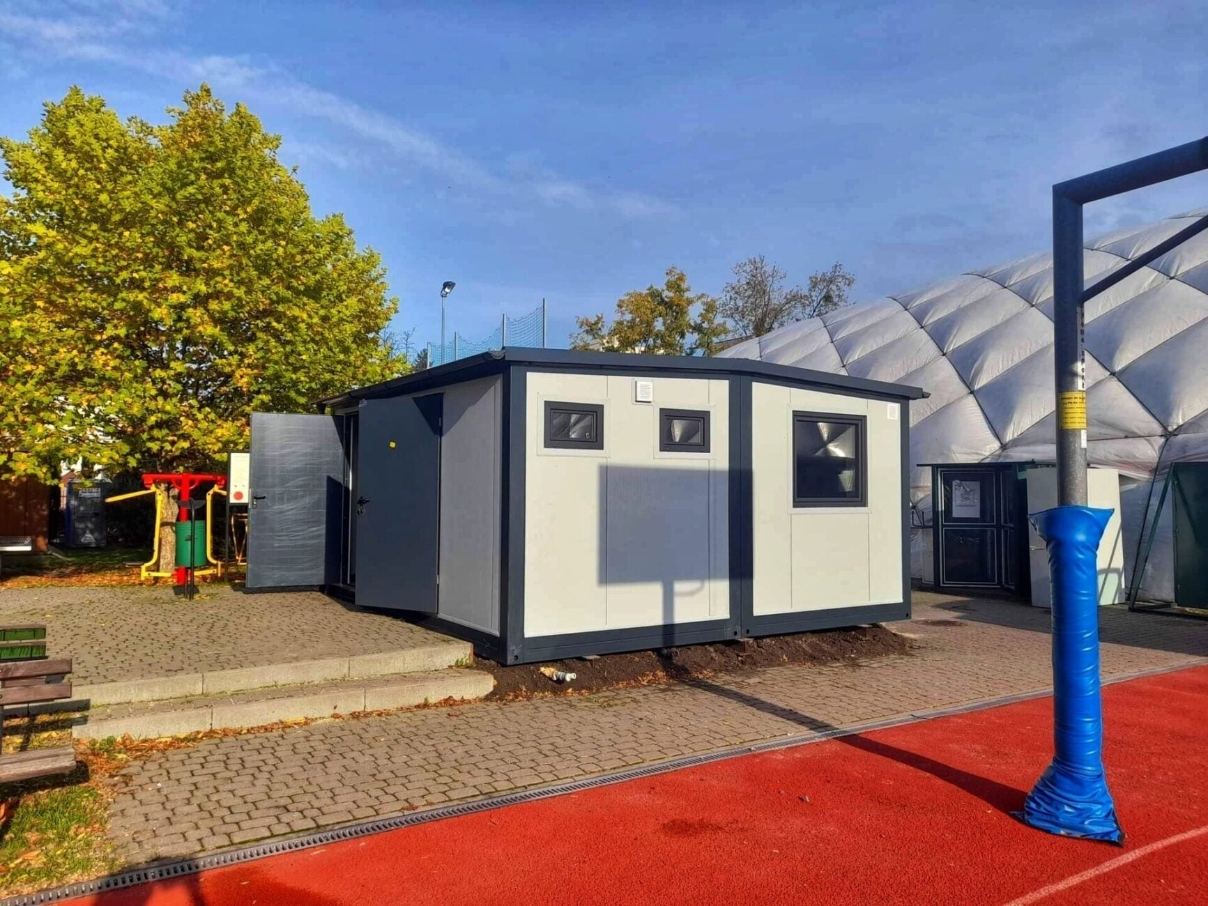 Modulärer Sanitärcontainer 5mx5m