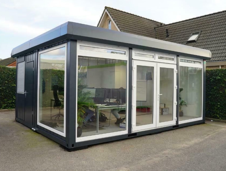 Container-Büro. Isoliert + wartungsfrei!