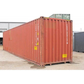 40-FUSS-HIGH-CUBE-SEEFRACHTCONTAINER PALETTENBREITE GEBRAUCHT KLASSE B (INKL. MWST.)