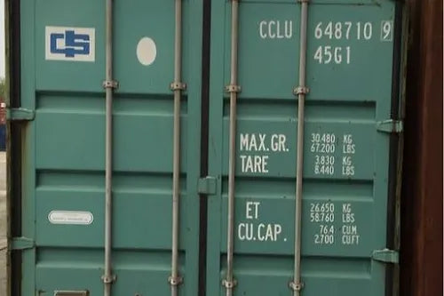 GEBRAUCHTER 40-FUSS-HIGH-CUBE-SEEFRACHTCONTAINER (INKL. MWST.)