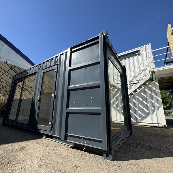 KUNDENSPEZIFISCHER 20 x 8 Fuß VERSANDBEHÄLTER UMBAU | Tragbares Gebäude | Gartenbüro | #935