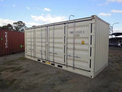 20-Fuß-Seecontainer mit offener Seite (inkl. MwSt.)