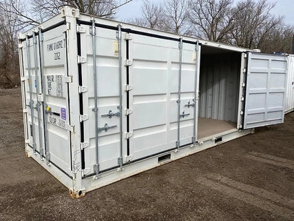 20-Fuß-Seecontainer mit offener Seite (inkl. MwSt.)