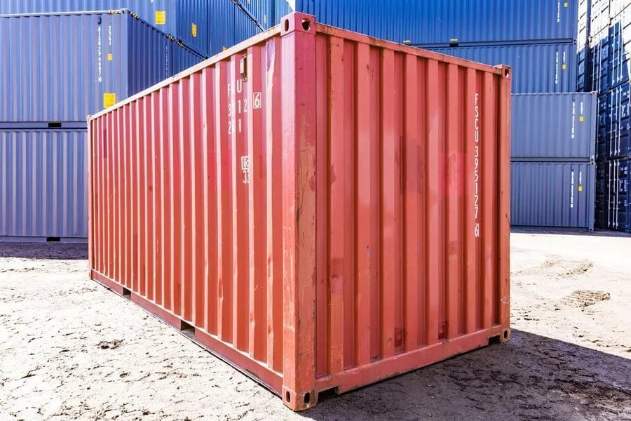 GEBRAUCHTER 20-FUß-SEEVERSANDCONTAINER (INKL. MWST.)