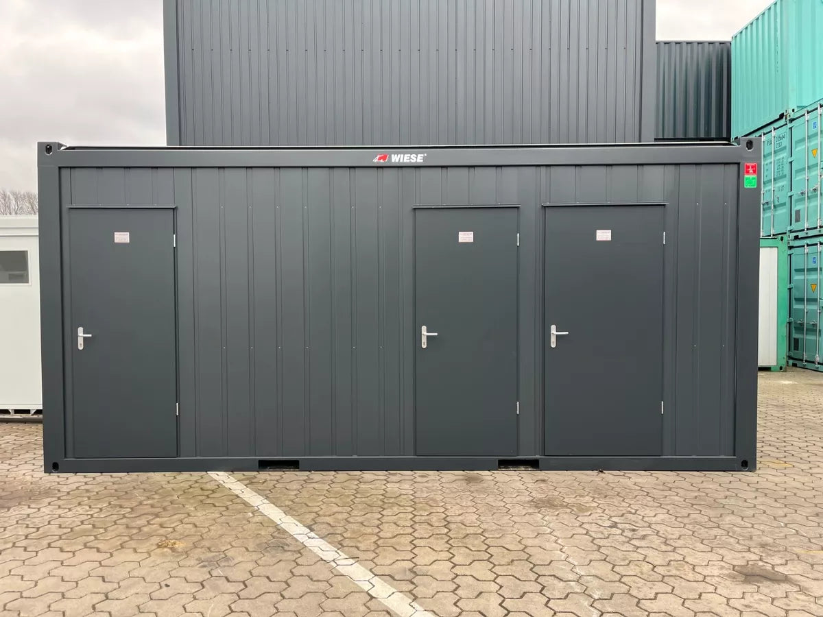 20-Fuß-Sanitärcontainer D / H / Rollstuhlfach